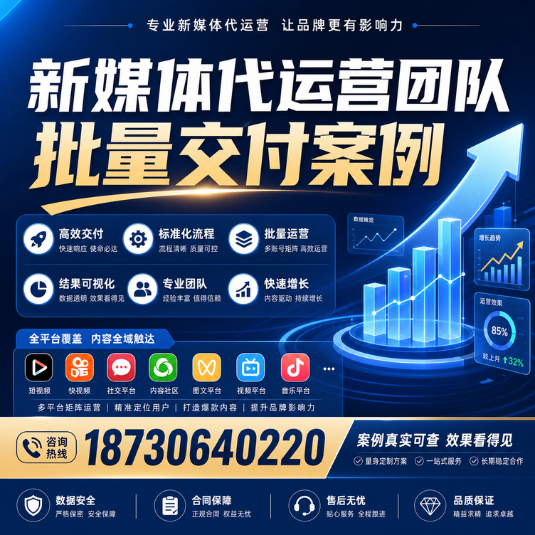宁波代运营公司多客户账号批量高效交付案例