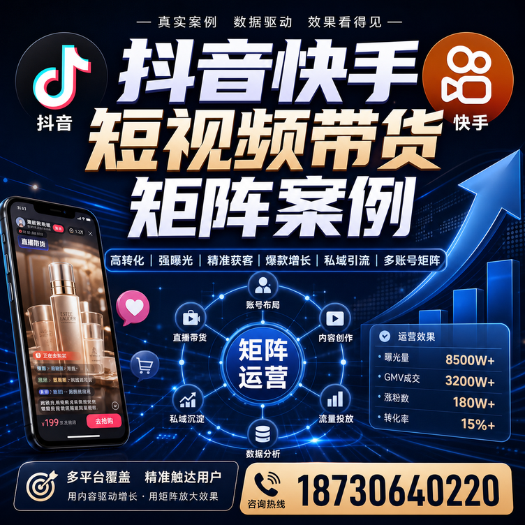 宁波短视频带货团队多平台矩阵自动分发案例
