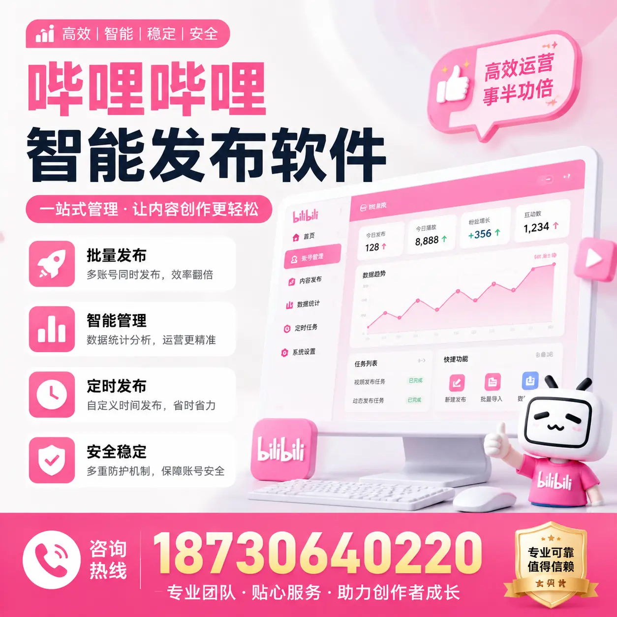 如何评估哔哩哔哩智能发布软件的ROI?宁波 企业必读